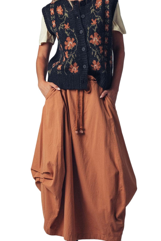 Boho Midi Skirt