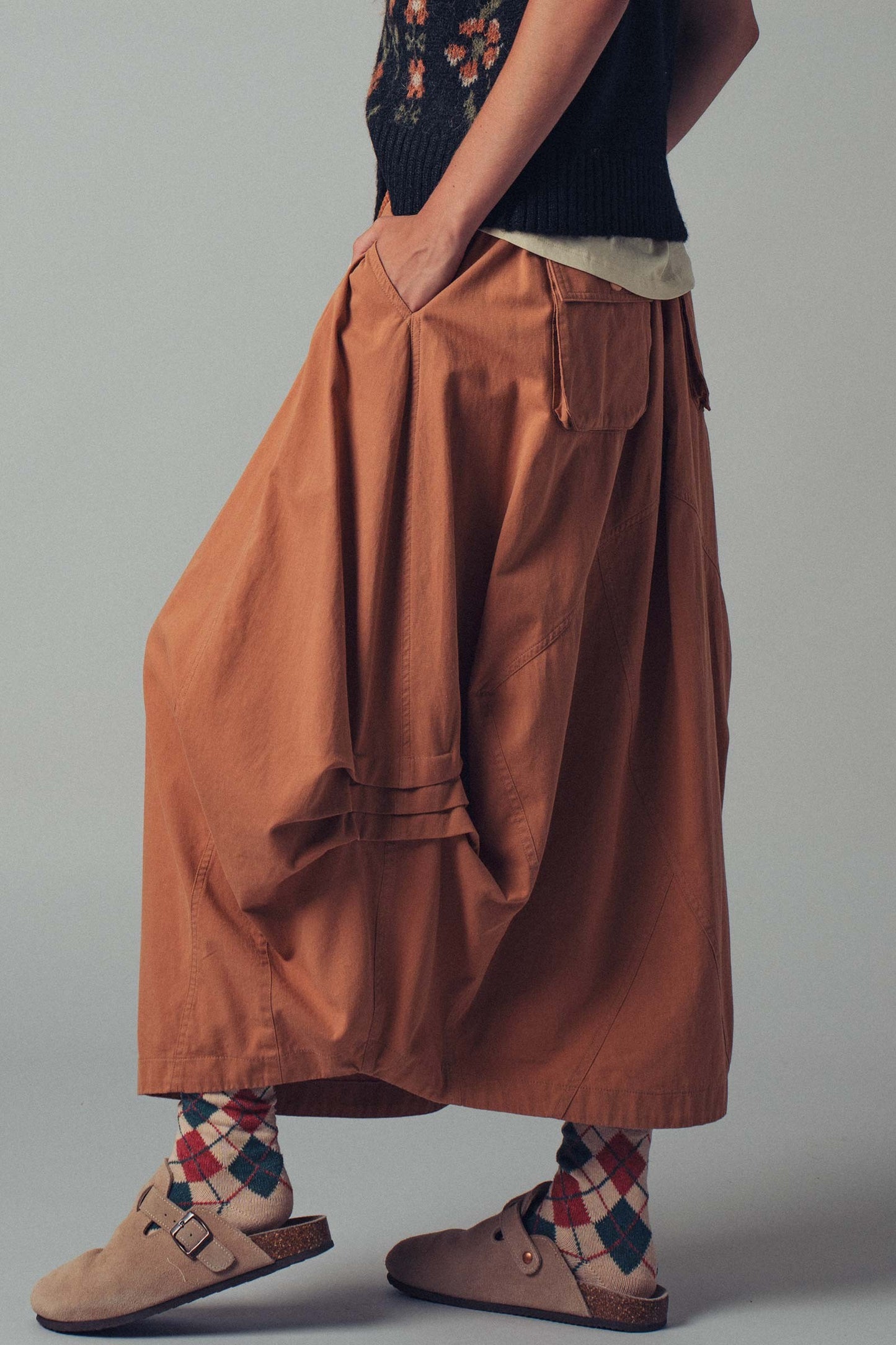 Boho Midi Skirt