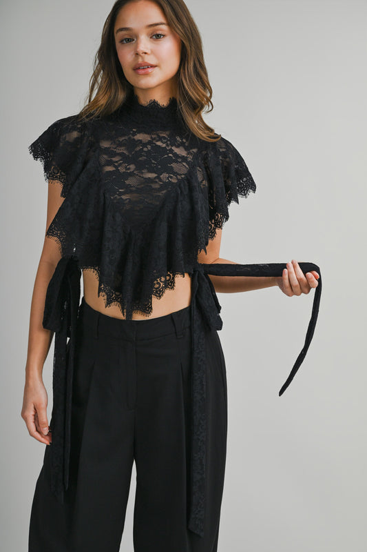 Lavella Lace Top (Black)