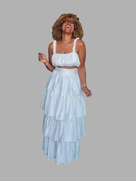 Keana Ruffle Two Piece Set