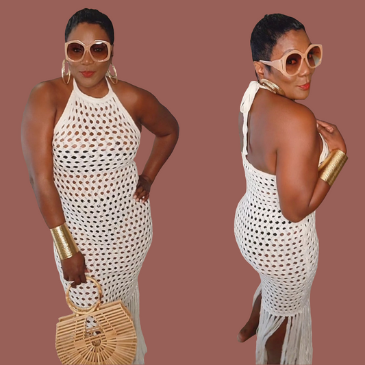 Cabo Vacay Crotchet Maxi