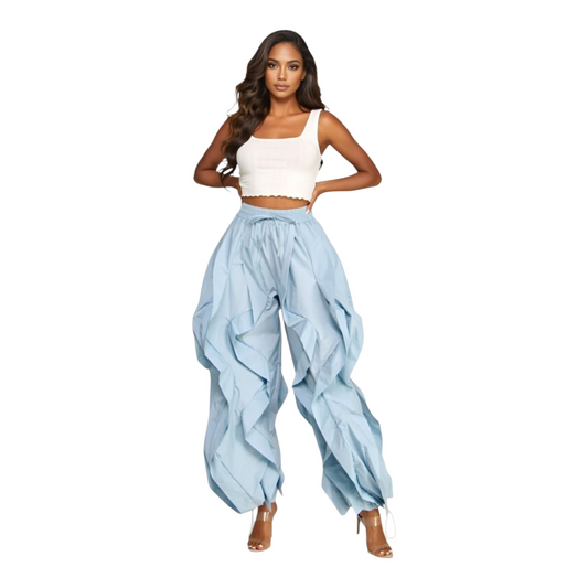 Stella Blue Drawstring Pants