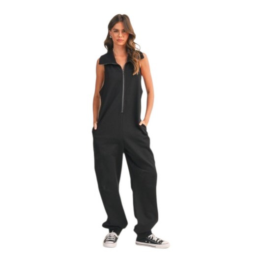 Weekend & Chill Jumpsuit (Gray)