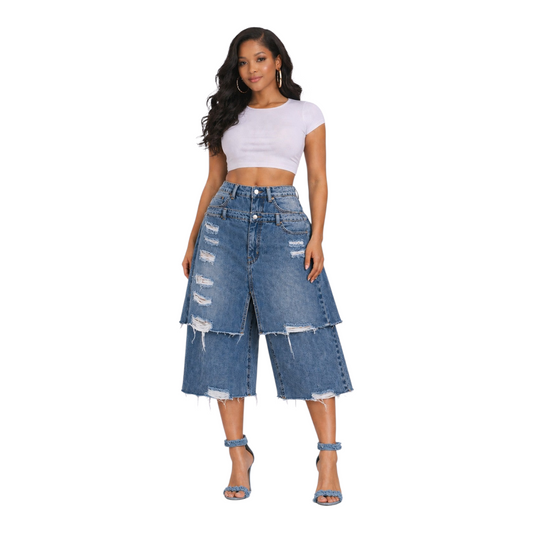 Be Unique Distressed Shorts