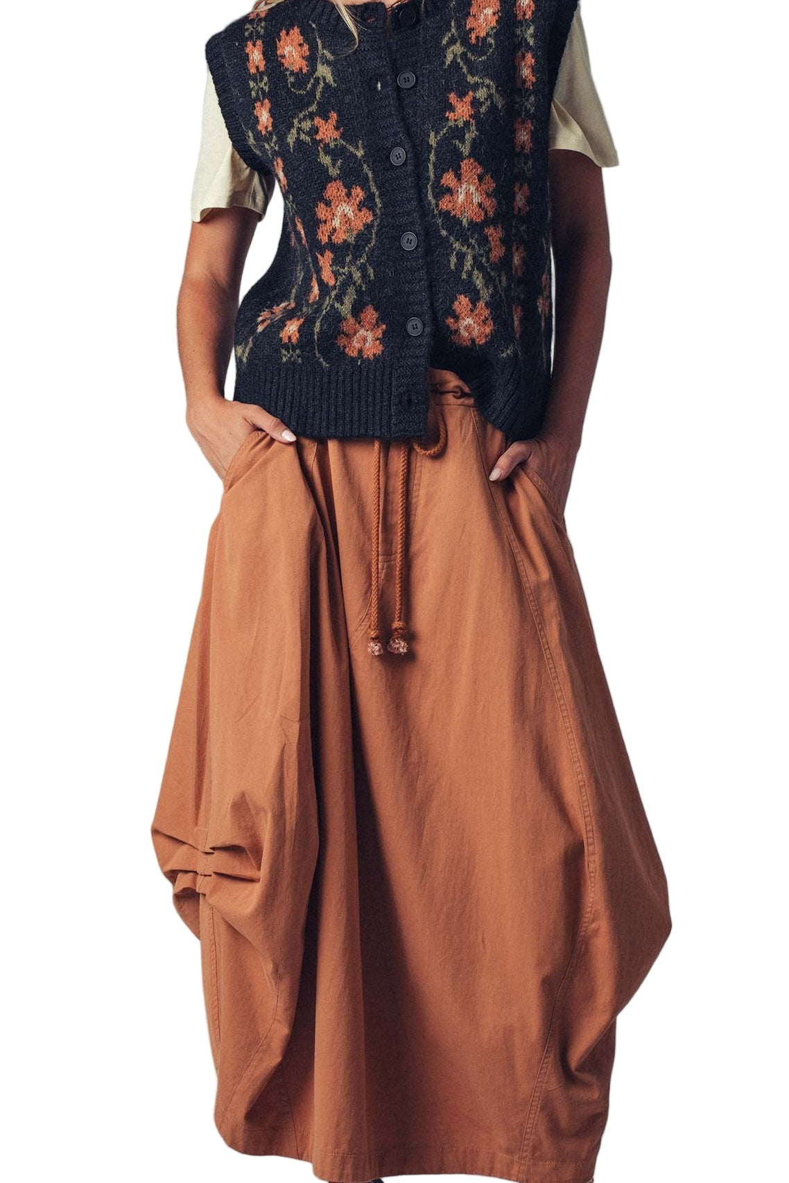Be Unique Boho Midi Skirt