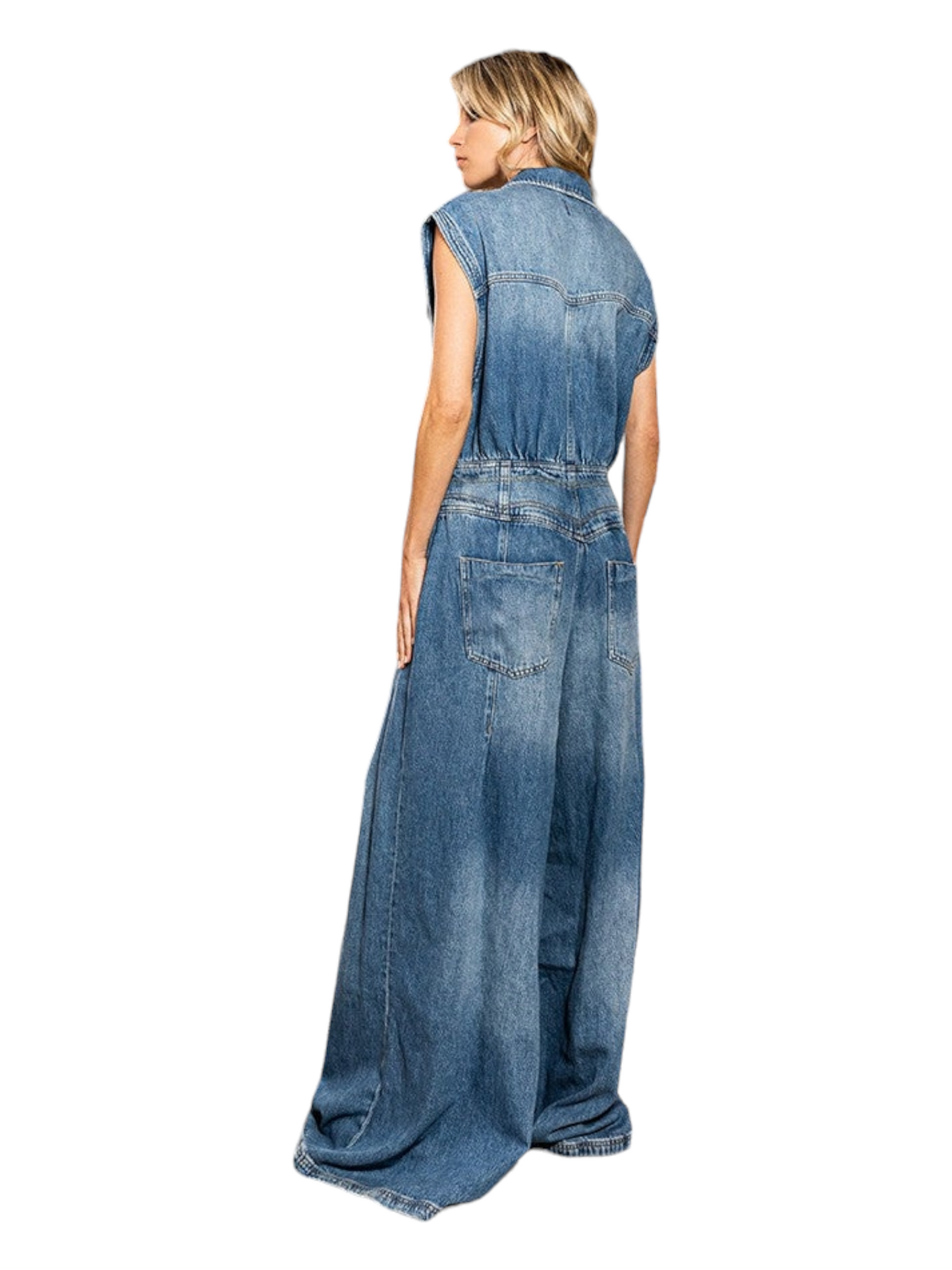 Dare to Be Denim Jumpsuit