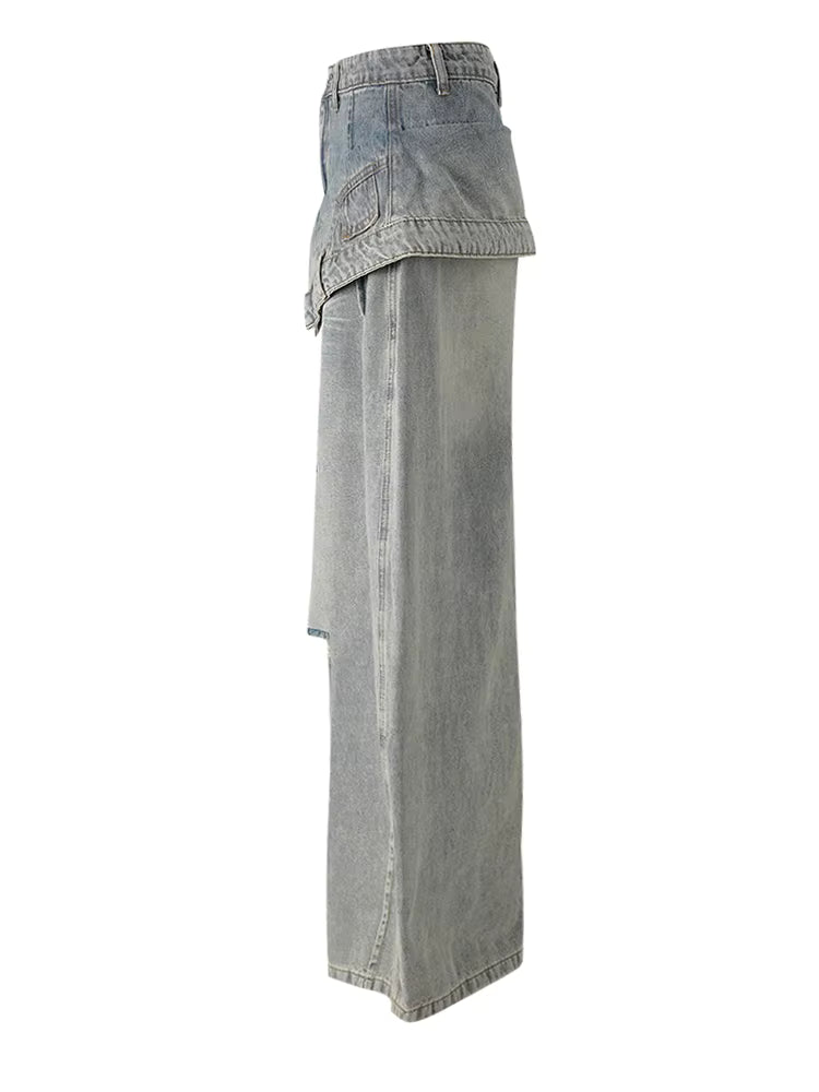 Distinctive Denim Trousers *Preorder* ETA 10/14