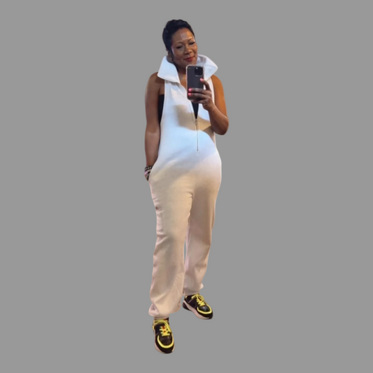 Weekend & Chill Jumpsuit (Gray)