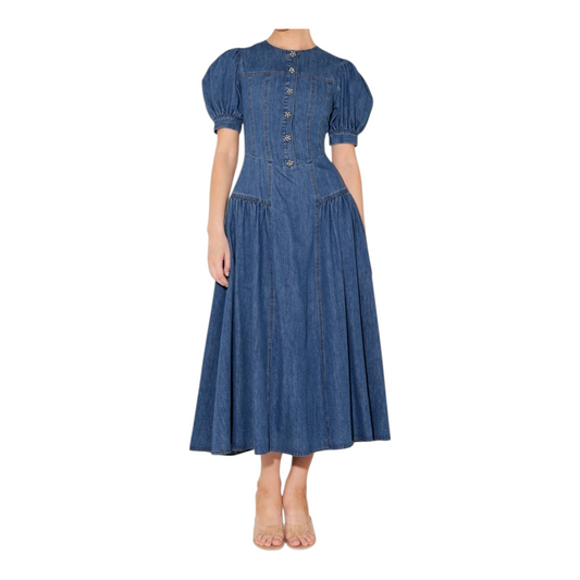 Dainty Denim Dress