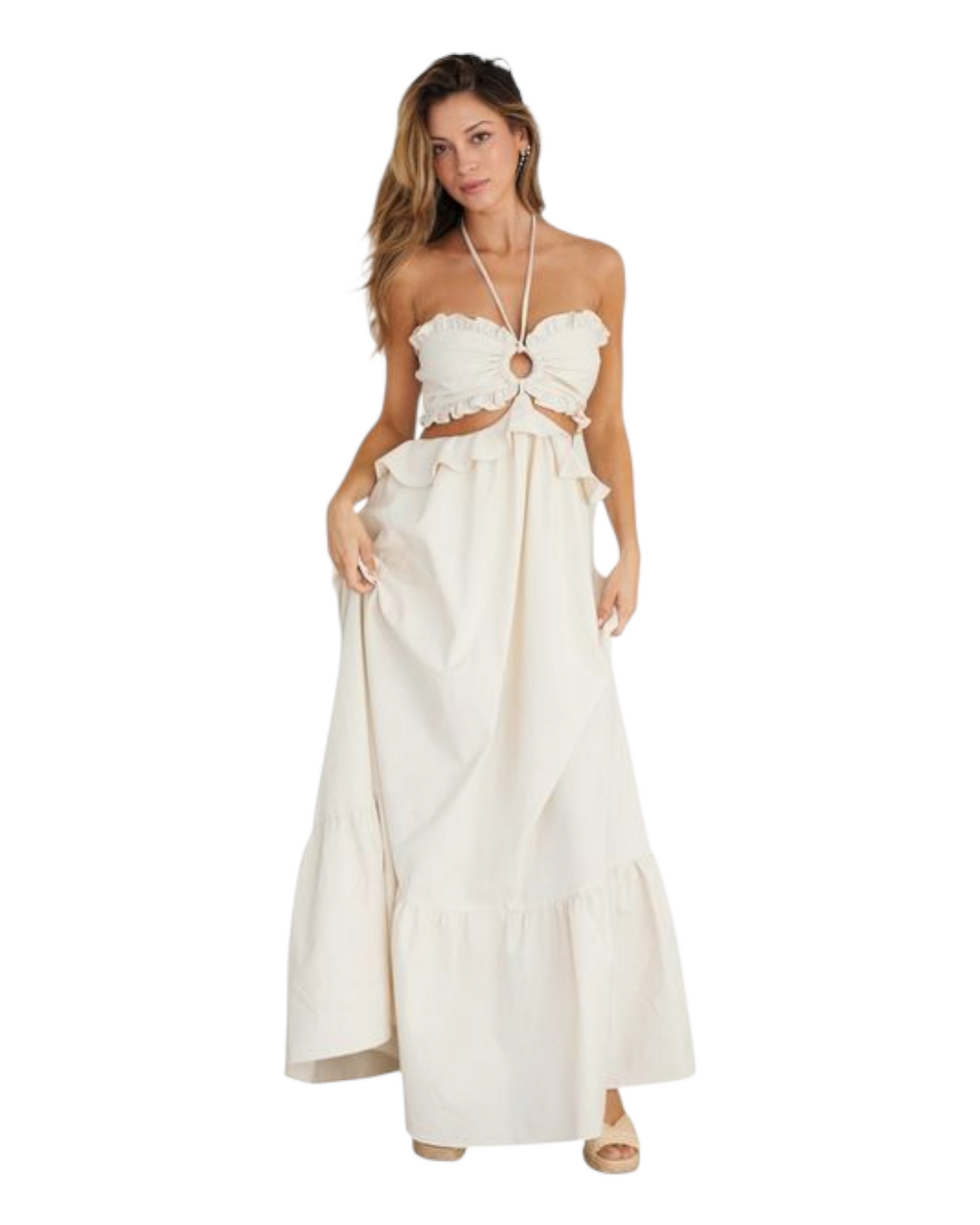Coastal Dream Cut Out Maxi