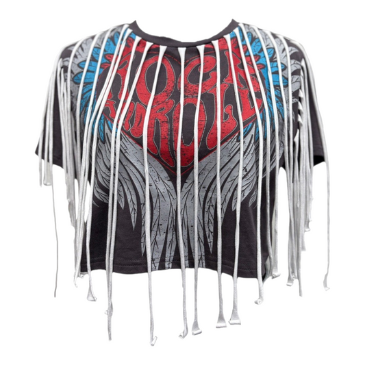Fashion Rebel Fringe Tee *PREORDER* ETA 5/16