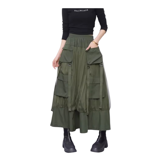 Olivia Olive Green Maxi