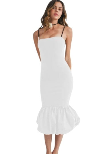 Bianca Bubble Dress *White*