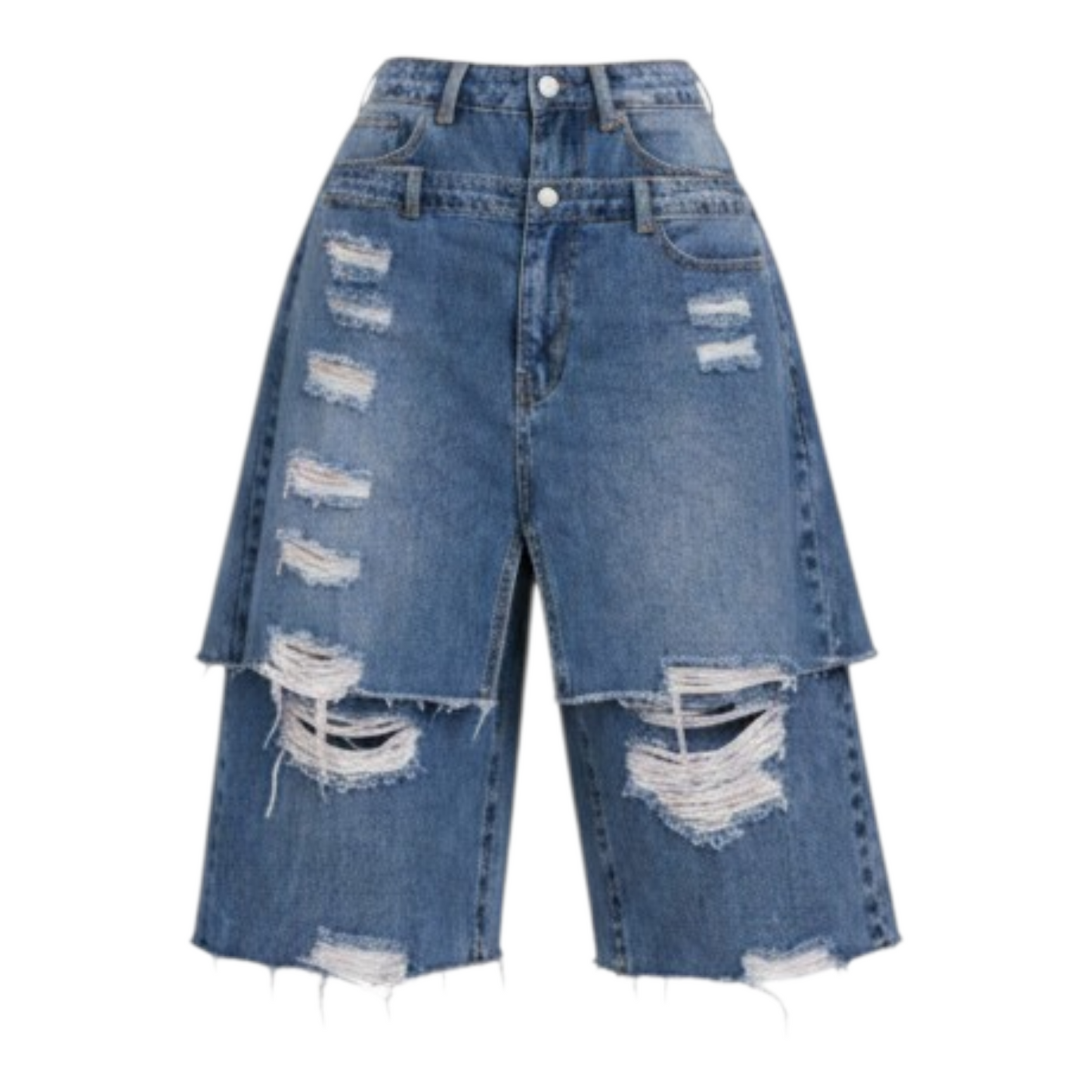 Be Unique Distressed Shorts