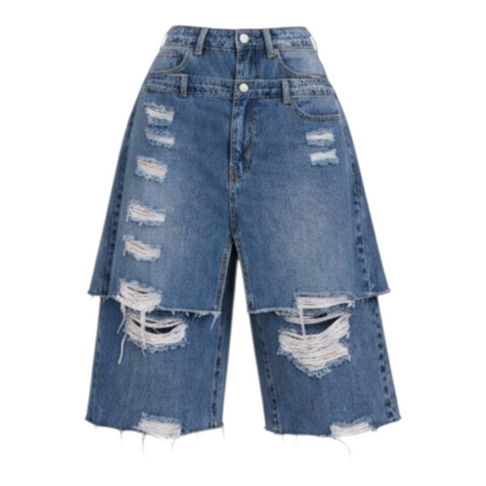 Be Unique Distressed Shorts