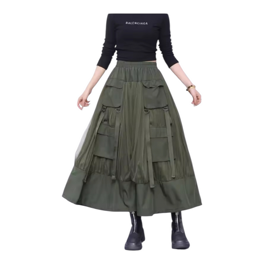 Olivia Olive Green Maxi