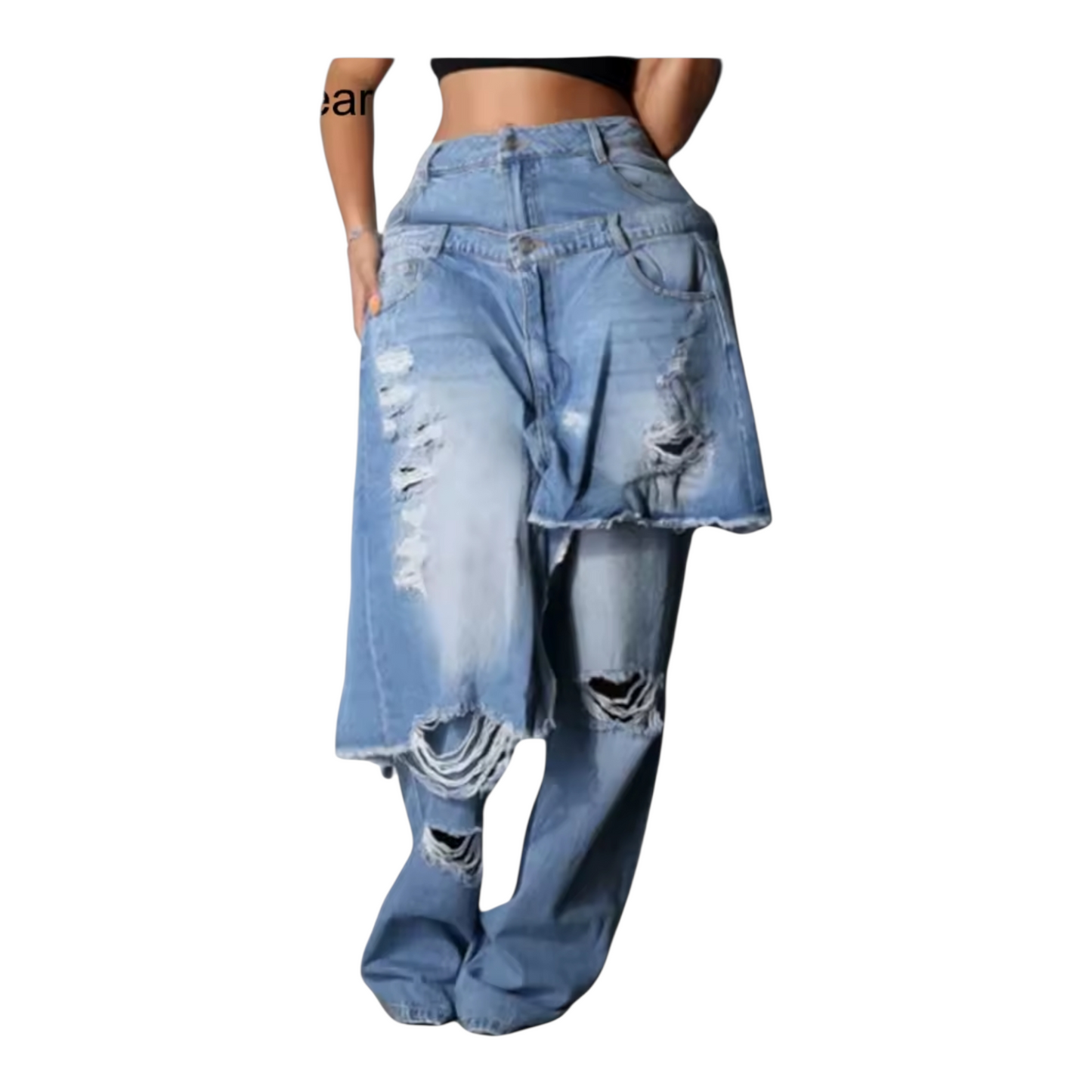Be Unique Distressed Jeans