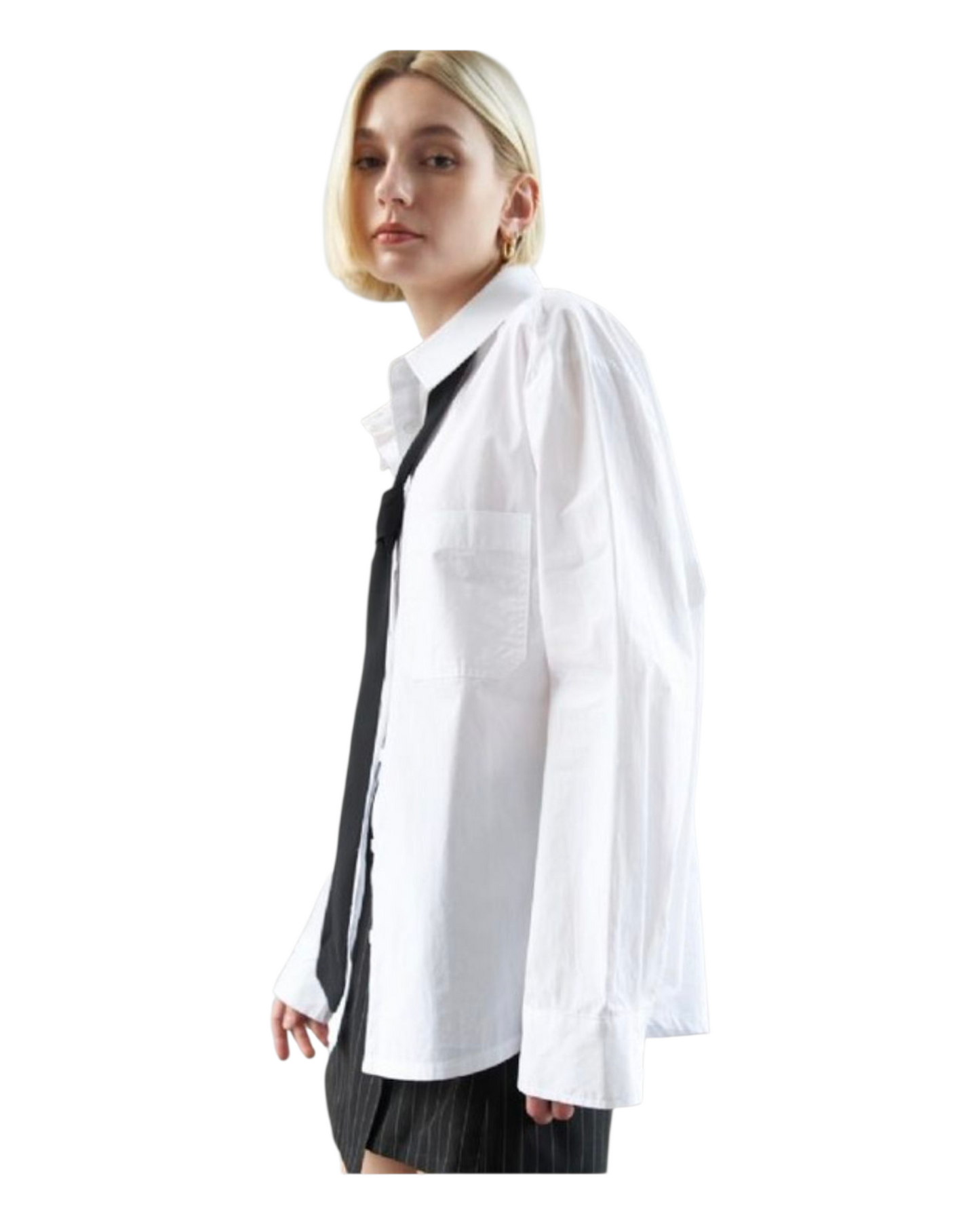 IT Girl Oxford Shirt w/ Tie