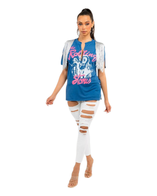 Rolling Stone Fringe Tee