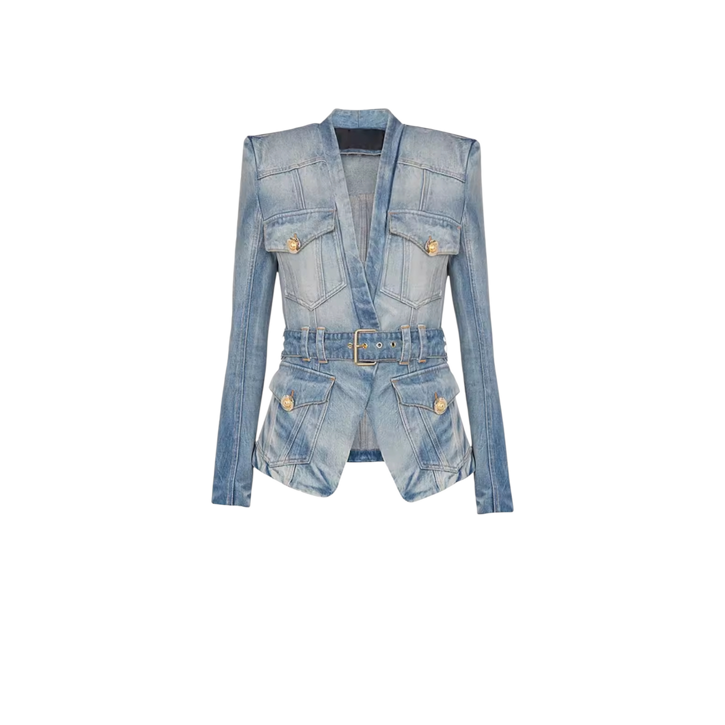 Distinctive Denim Blazer *Pre-Order* ETA 3/19