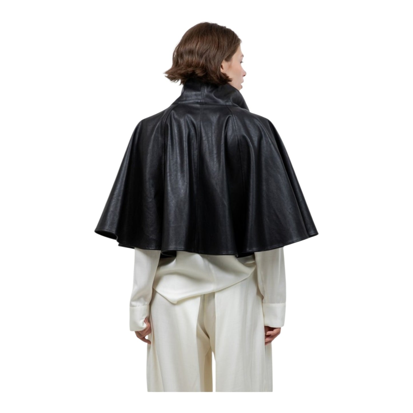 Patrice Faux Leather Poncho * Preorder* ETA 10/16