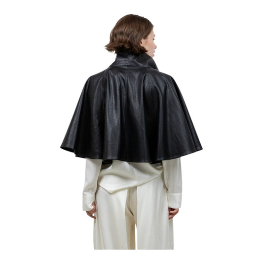 Patrice Faux Leather Poncho * Preorder* ETA 10/16