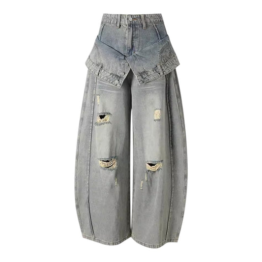 Distinctive Denim Trousers *Preorder* ETA 10/14