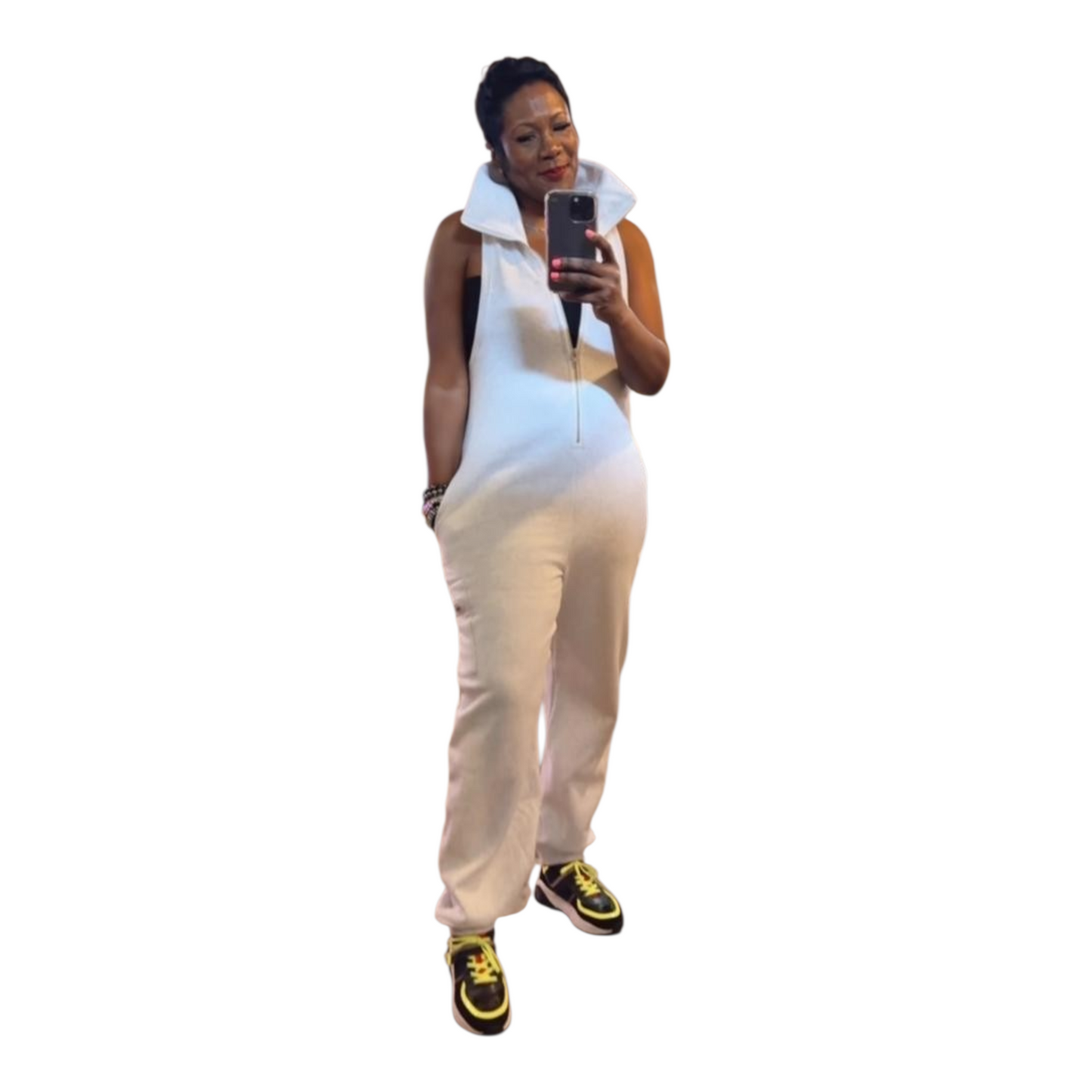 Weekend & Chill Jumpsuit (Gray)