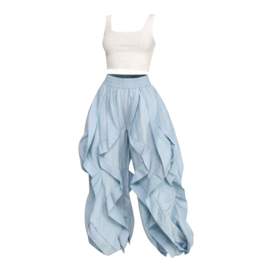 Stella Blue Drawstring Pants