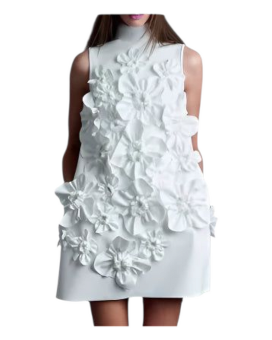 Short & Sassy Mini Dress (White)