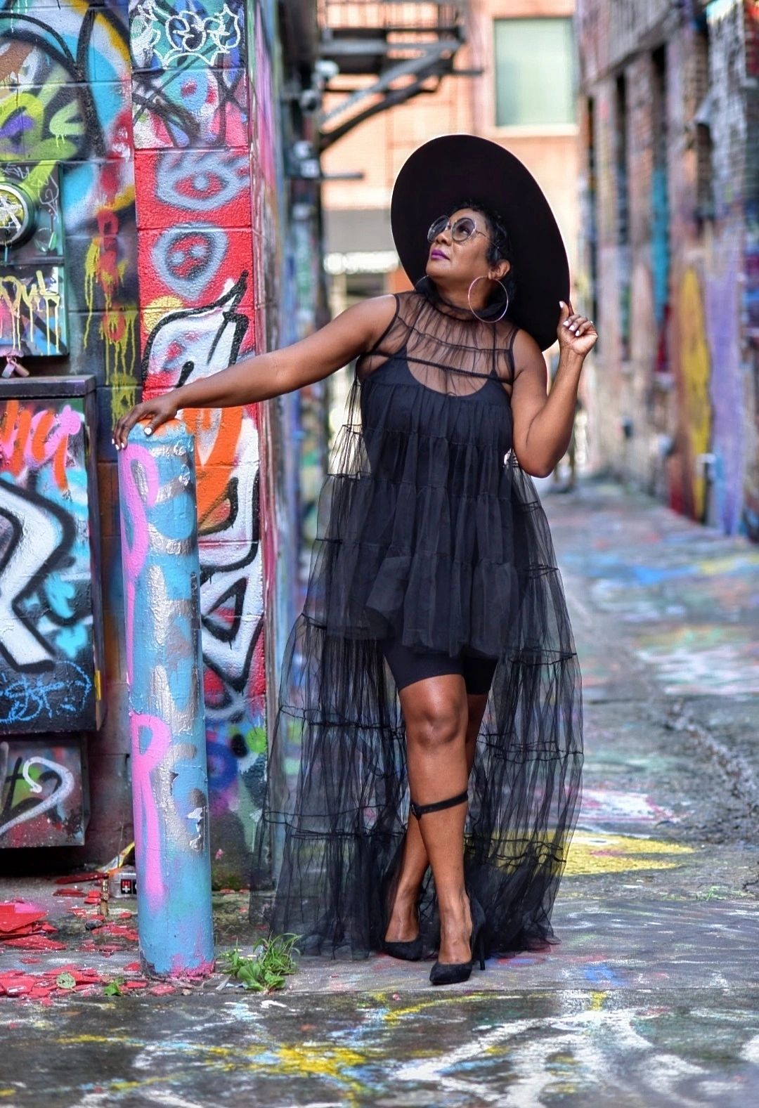 Feiony Wide Brim Fedora